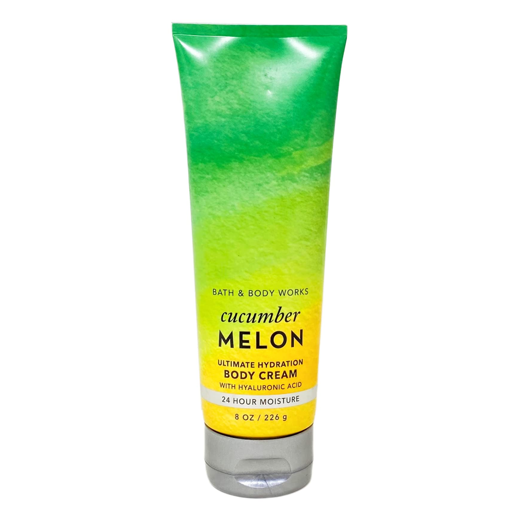 Bath & Body Works Cucumber Melon body cream tube delivering silky hydration.