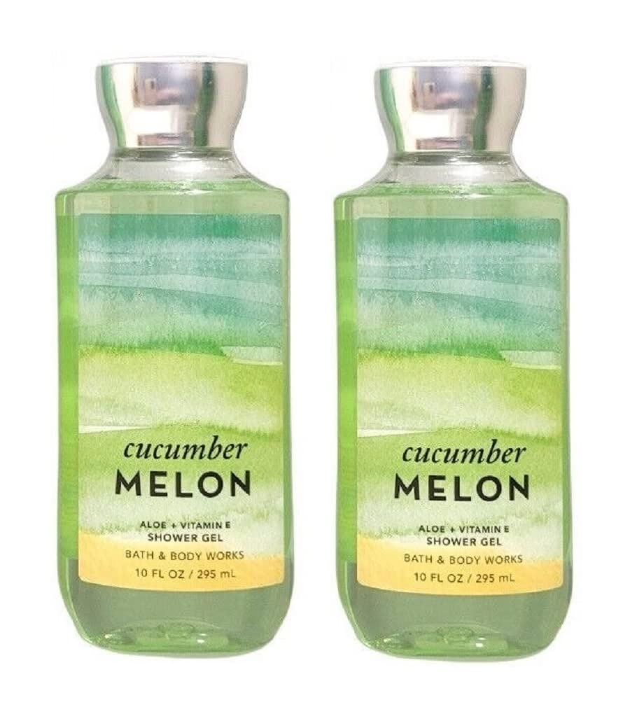 Bath & Body Works Cucumber Melon bottle pour delivers a refreshing daily wash