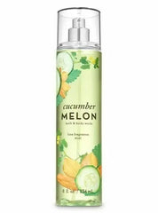 Bath & Body Works Cucumber Melon bottle pump sprayer for light fragrance and skin hydration.