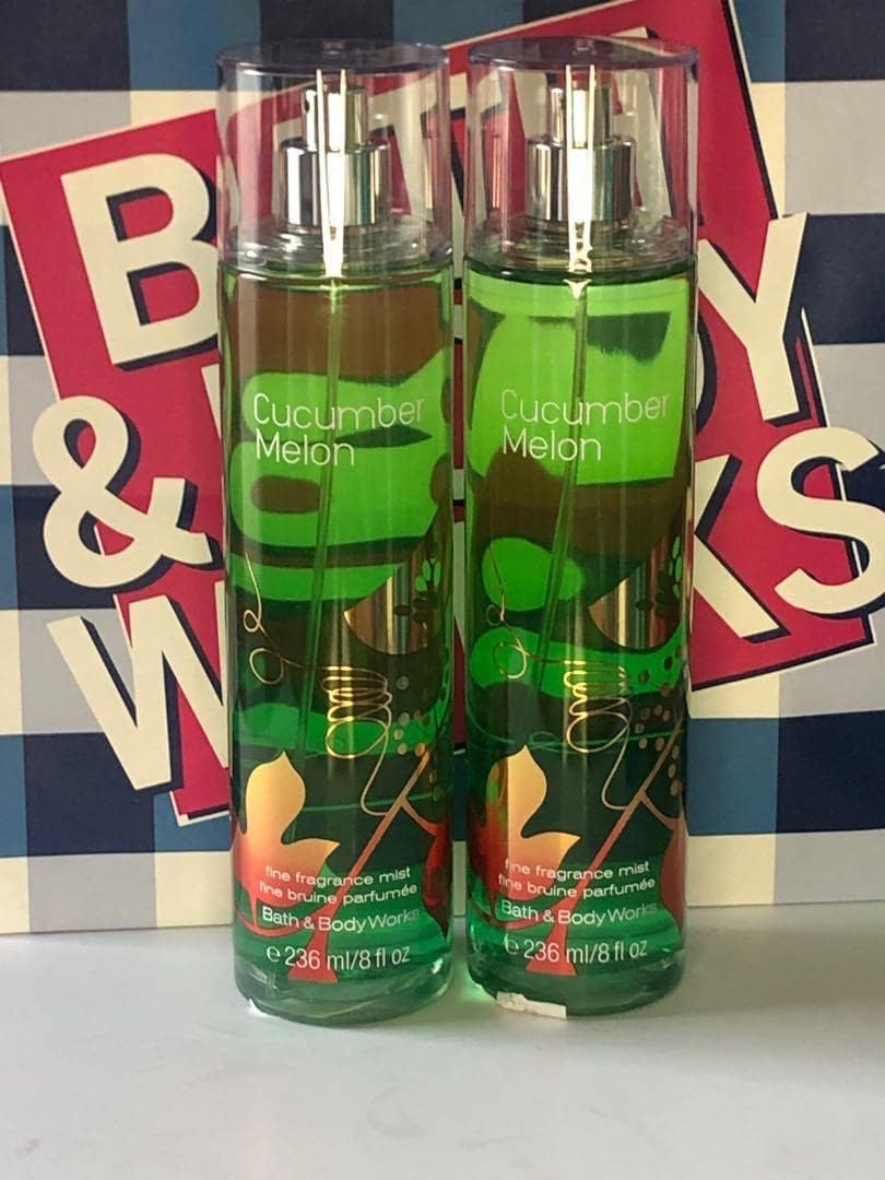 Bath & Body Works Cucumber Melon mist spritz for quick, refreshing boost after workouts or errands.