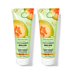 Bath & Body Works Cucumber Melon Ultra Shea Body Cream bottle delivers quick absorption and 16-hour moisture.