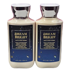 Bath & Body Works Dream Bright lotion bottle front view, highlighting long-lasting moisture