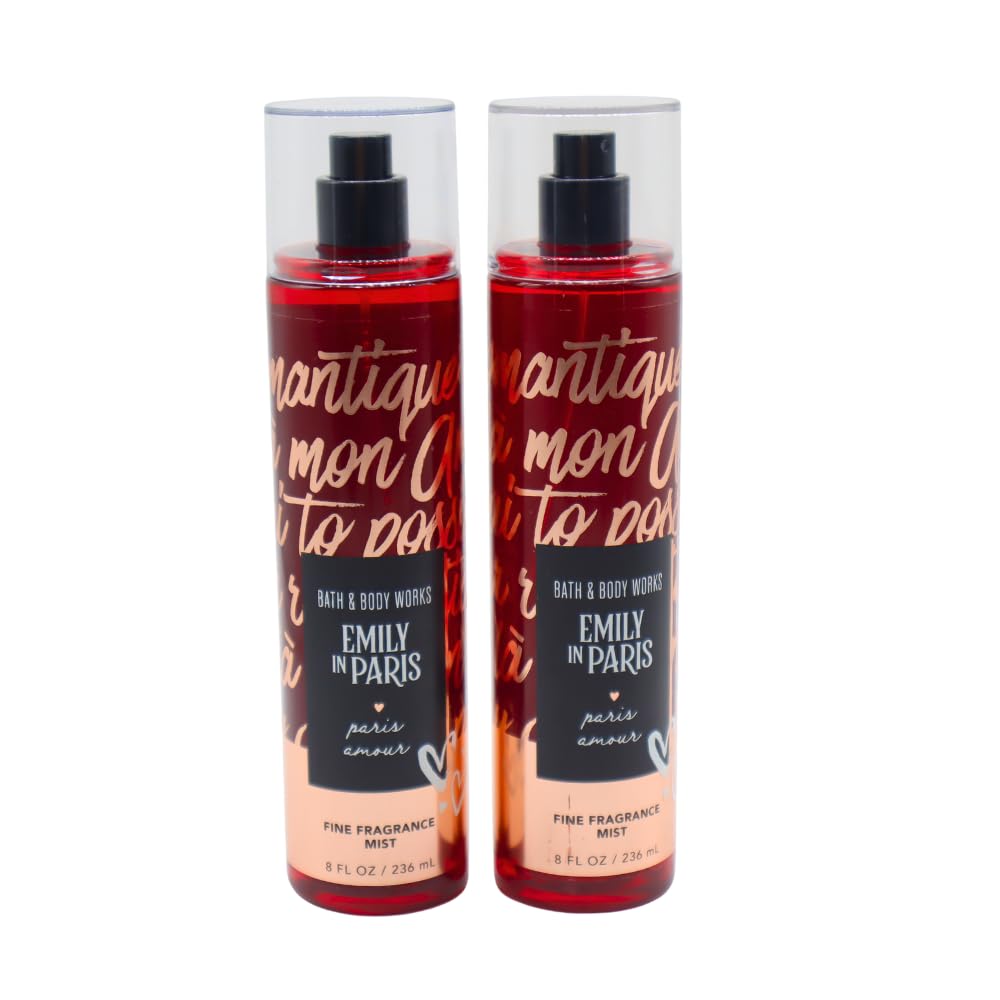 Bath & Body Works embossed Paris Amour label close-up for premium branding.