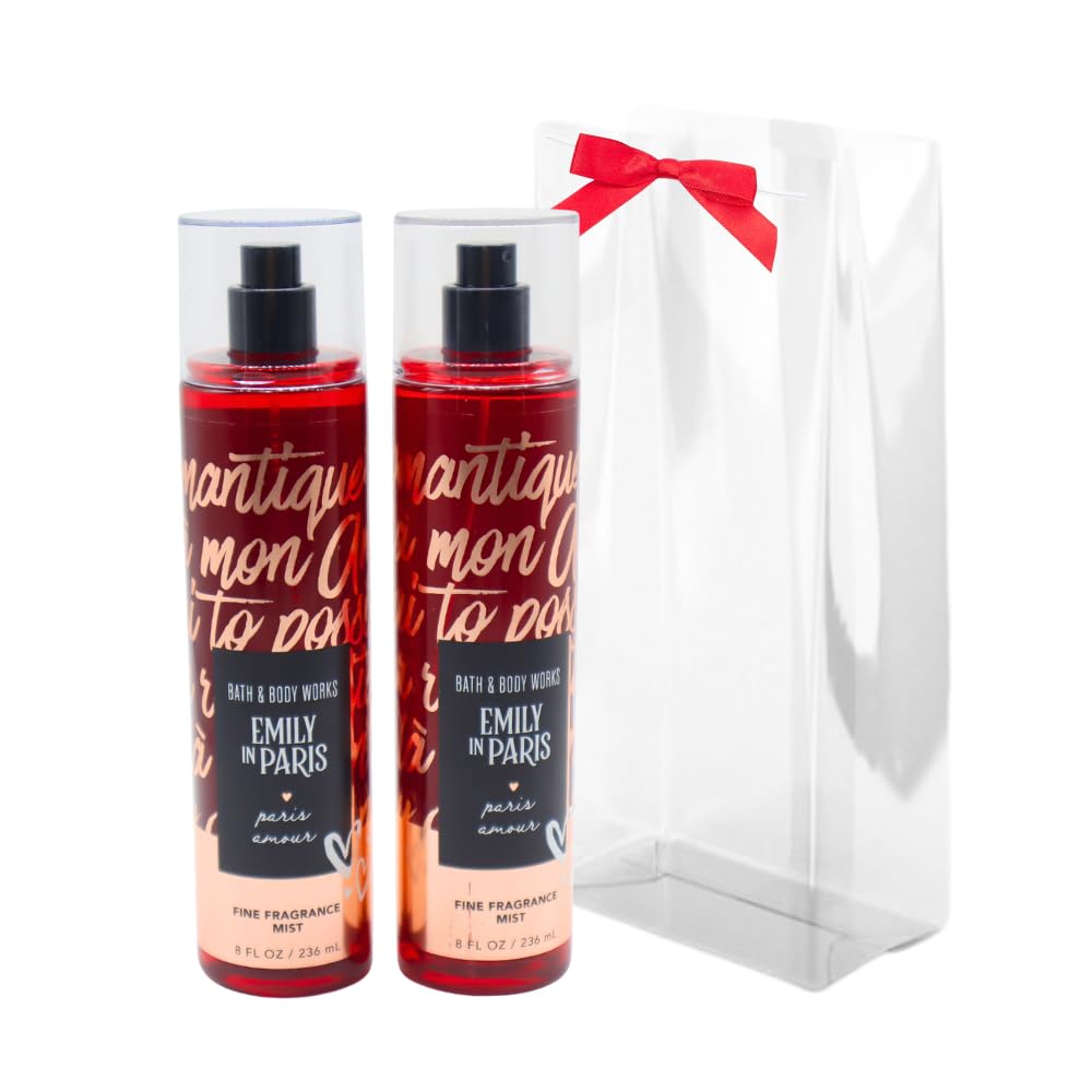 Bath & Body Works Emily in Paris Paris Amour mist bottle for on-the-go refreshment.