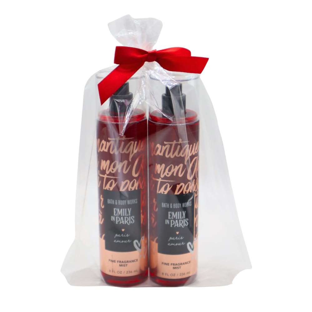 Bath & Body Works Emily in Paris Paris Amour gift set front view for elegant gifting.