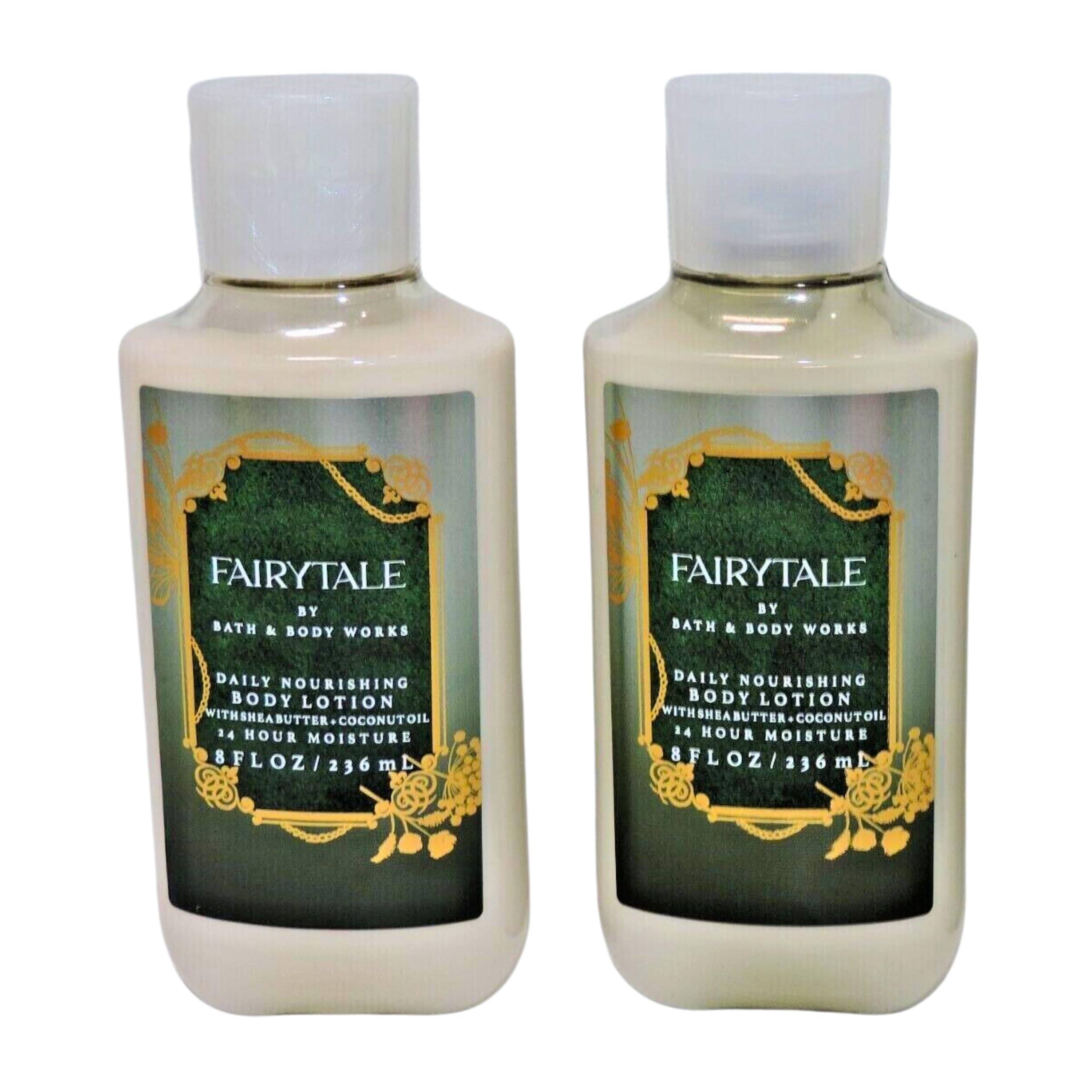 Bath and Body Works Fairytale body lotion set of two 8oz bottles for daily hydration