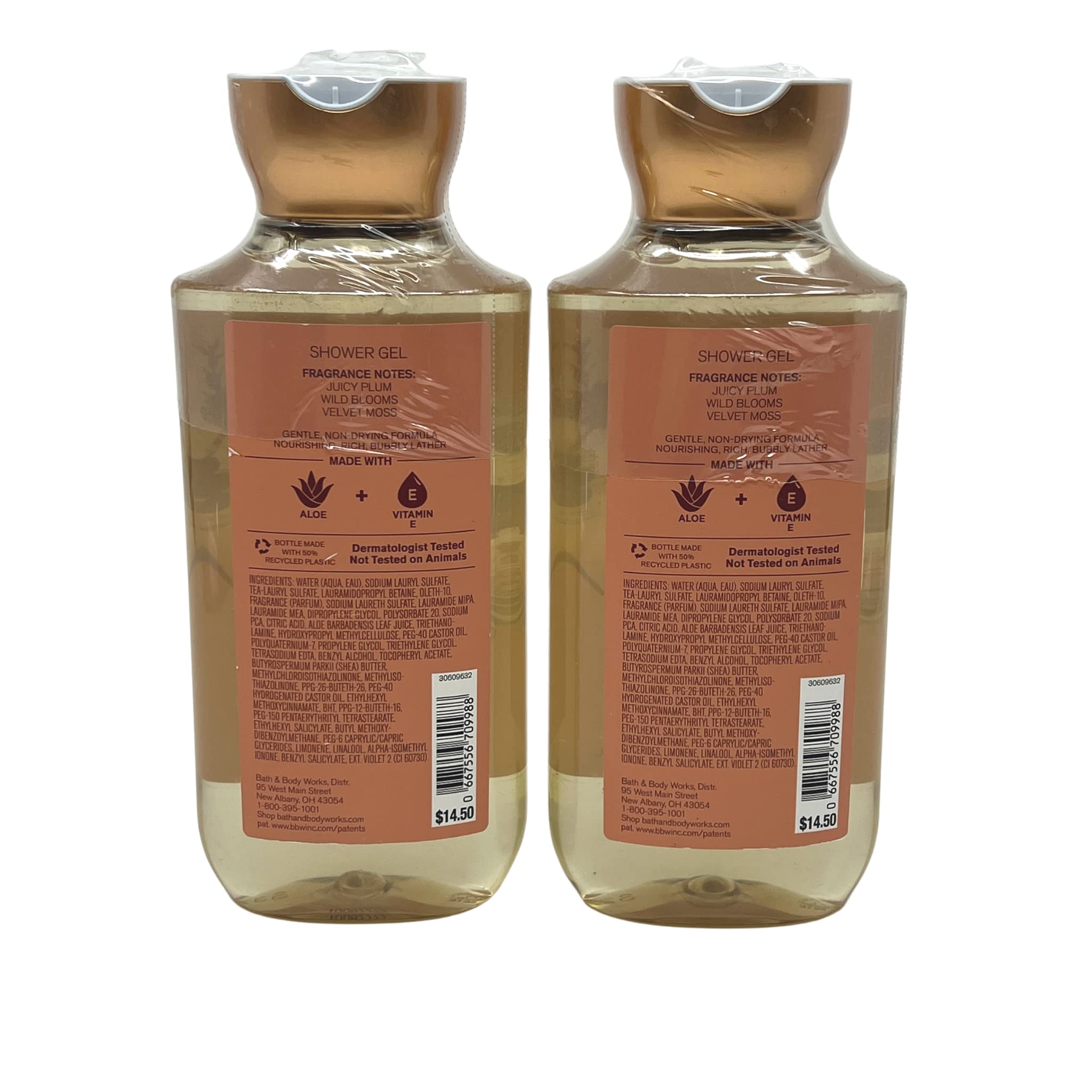 Bath and Body Works Fall In Bloom bottle close-up shows the sleek design