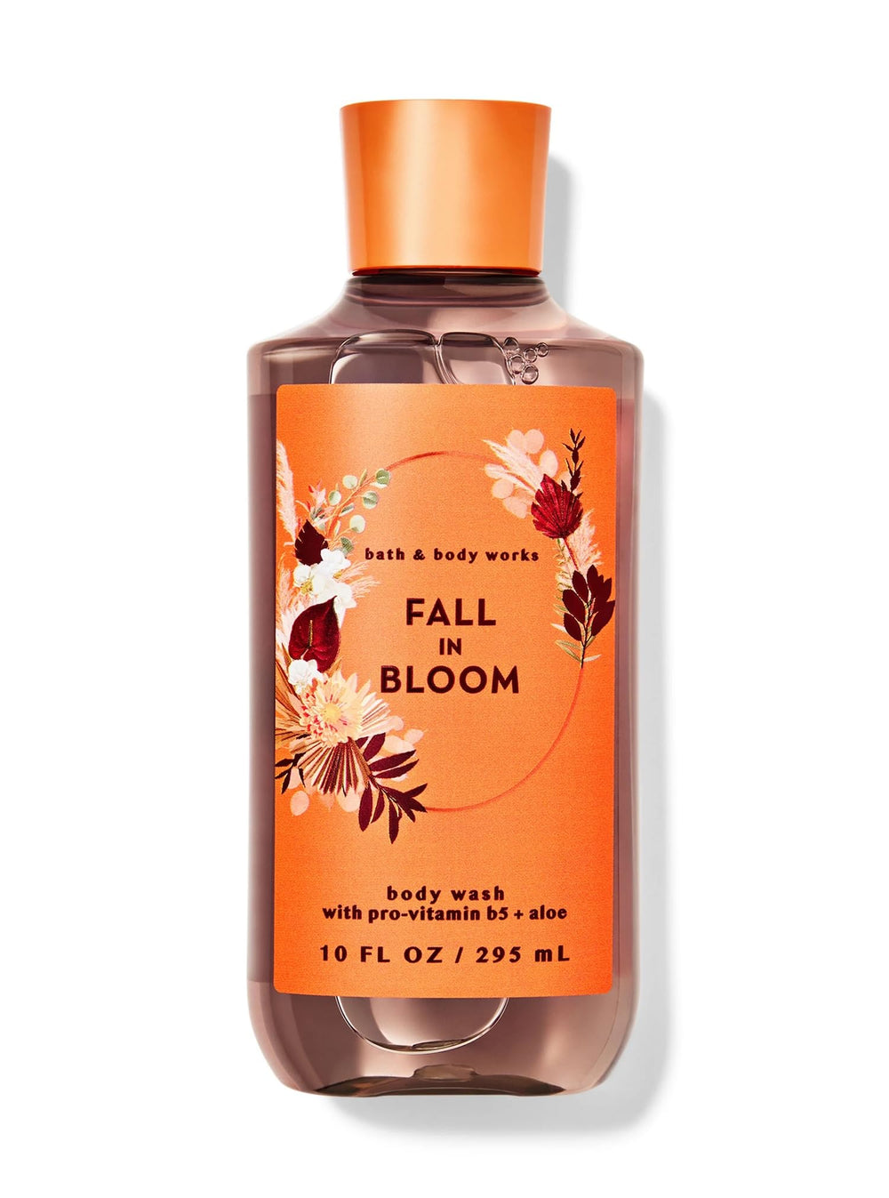 Bath and Body Works Fall in Bloom shower gel bottle Vanilla Bean scent for bright mornings