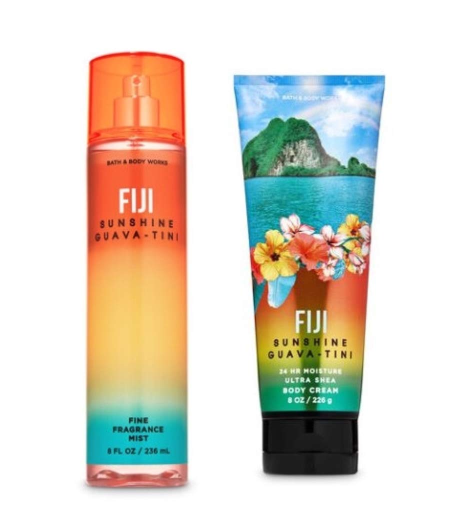 Bath & Body Works Fiji Sunshine Guava-Tini mist bottle for a refreshing daily scent.