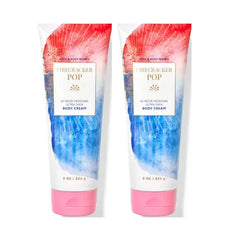 Bath and Body Works Firecracker Pop Ultra Shea Body Cream 8 oz tube for nourished, soft skin.