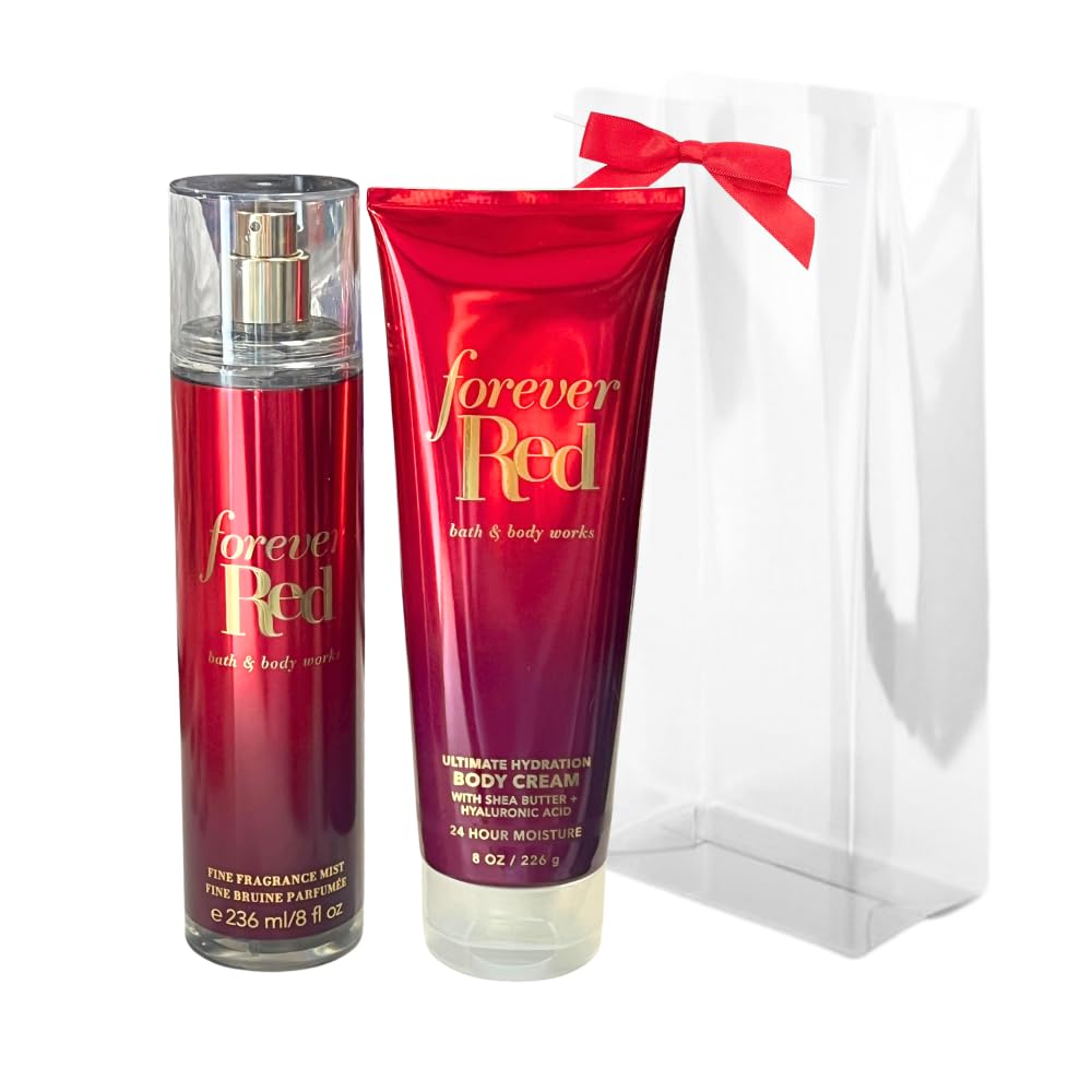 Bath & Body Works Forever Red fragrance mist bottle for a light, romantic scent.