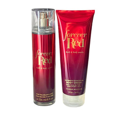Gift set with red bow, ready for holiday gifting.
