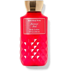 Bath and Body Works Forever Red lotion bottle with 8 oz offering silky hydration for daily use