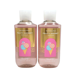 Bath and Body Works Fruity Sherbet Scoop shower gel duo—two-pack, for daily refreshing cleanse and uplifting fragrance.
