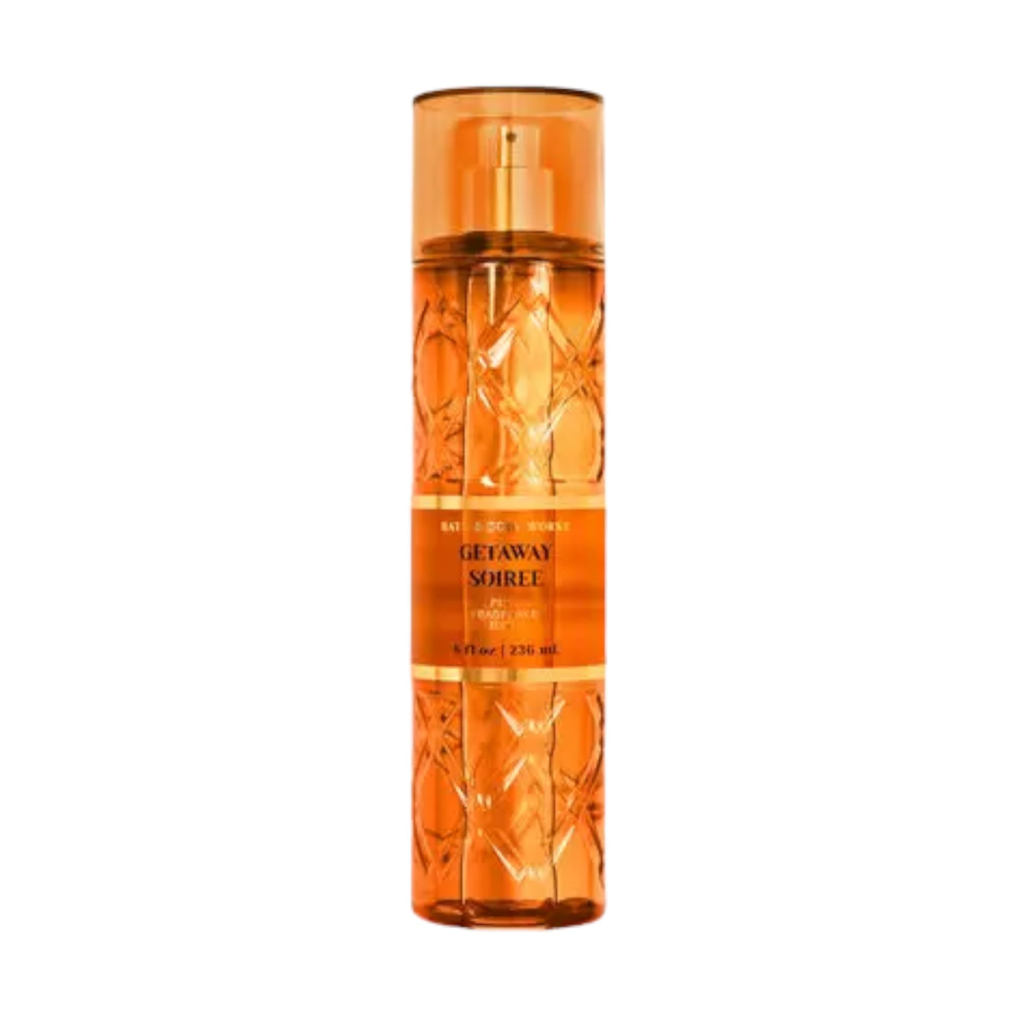 Bath & Body Works Getaway Soiree bottle offering all-day fragrance for daily freshness.