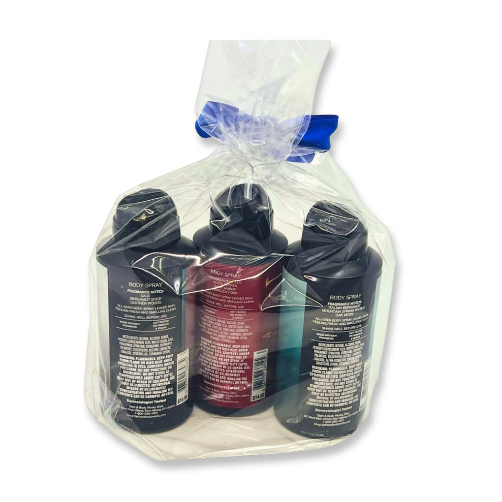 Blue bow adds festive gift appeal for Bath and Body Works set