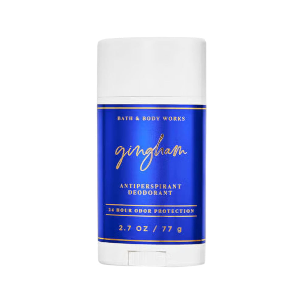 Bath and Body Works Gingham deodorant stick delivers daily protection with a light, refreshing scent