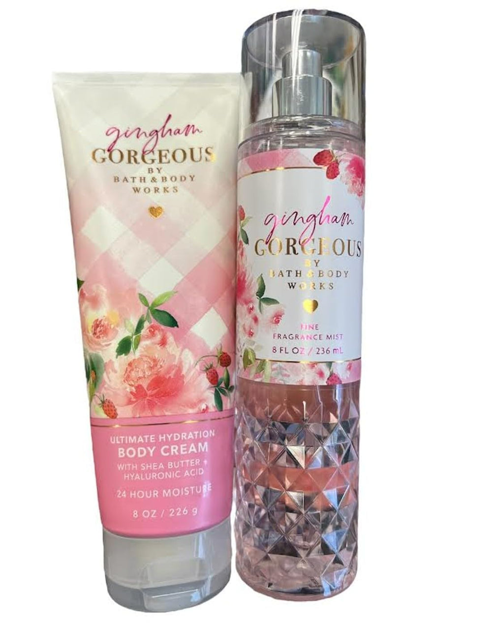 Bath & Body Works Gingham Gorgeous Shower Gel bottle for a refreshing cleanse.