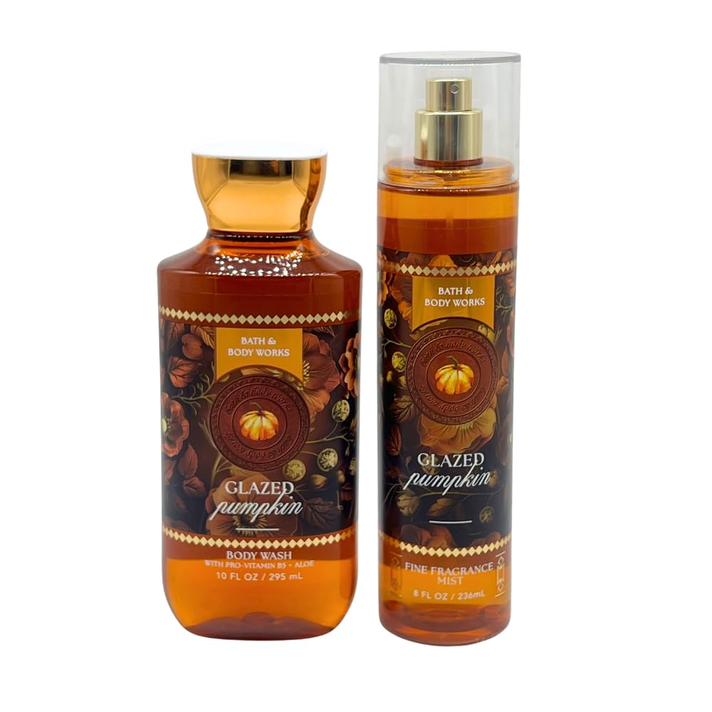 Bath & Body Works Glazed Pumpkin fine fragrance mist provides a warm, lasting scent.