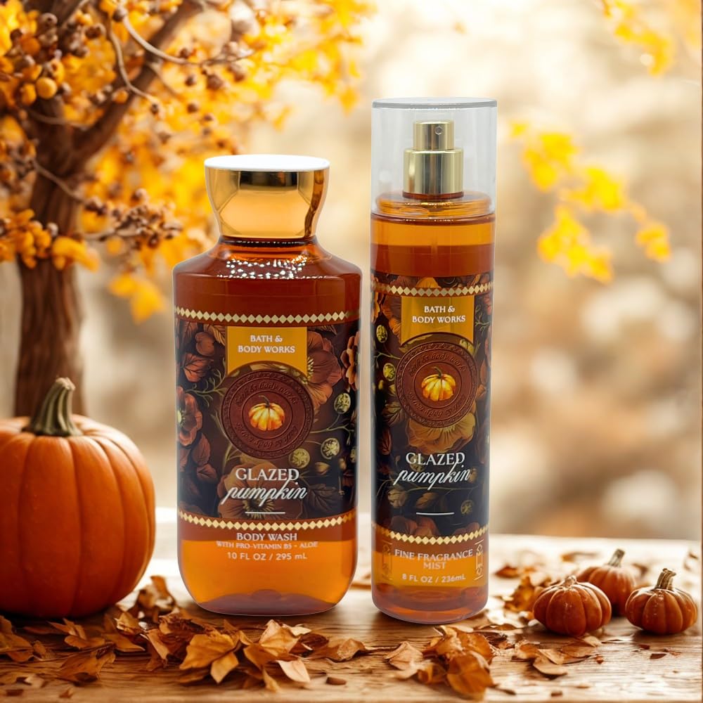 Holiday display packaging featuring the Glazed Pumpkin label and bow.