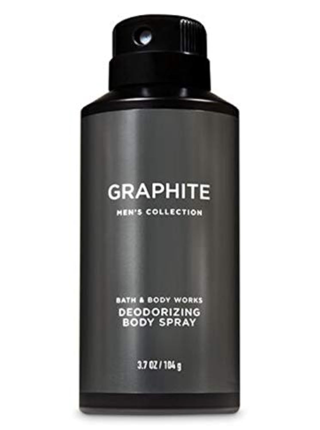 Bath & Body Works Graphite men's deodorizing body spray bottle for daily refreshment and odor protection