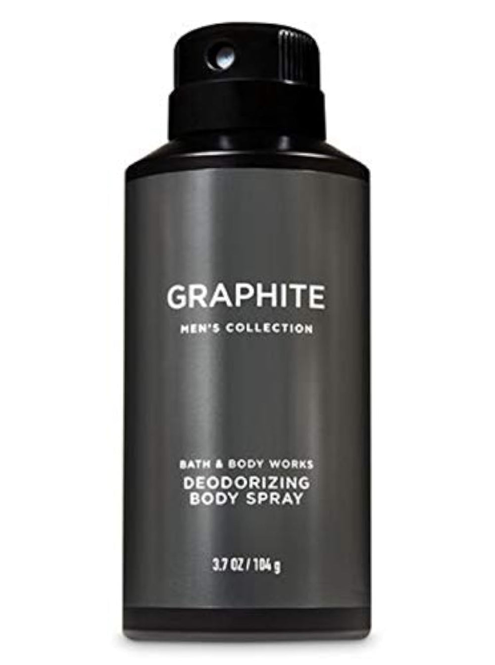 Bath & Body Works Graphite men's deodorizing body spray bottle for daily refreshment and odor protection