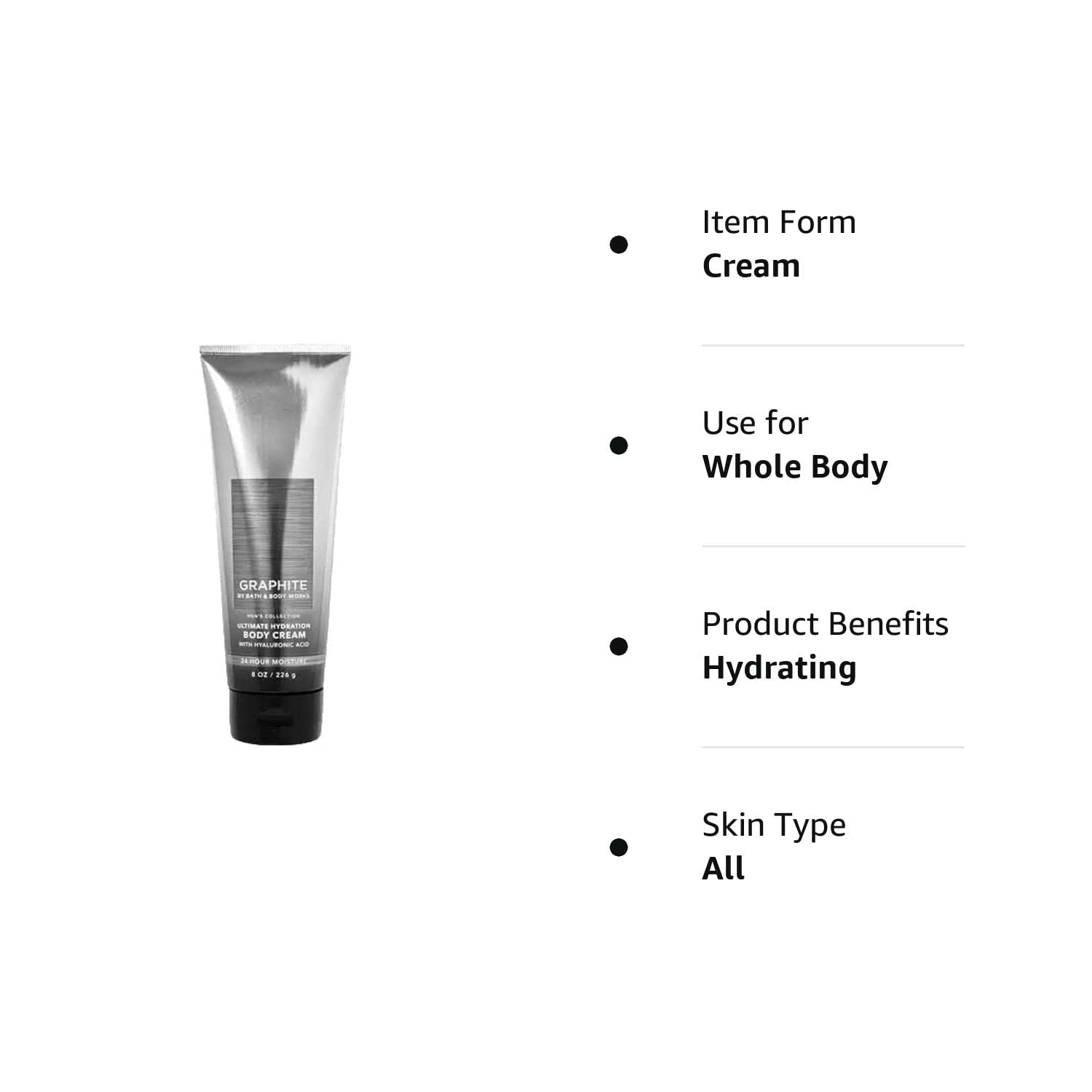 Bath and Body Works Graphite 2-pack packaging with durable, portable design