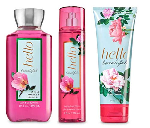 Bath & Body Works Hello Beautiful shower gel for daily pampering and hydration.