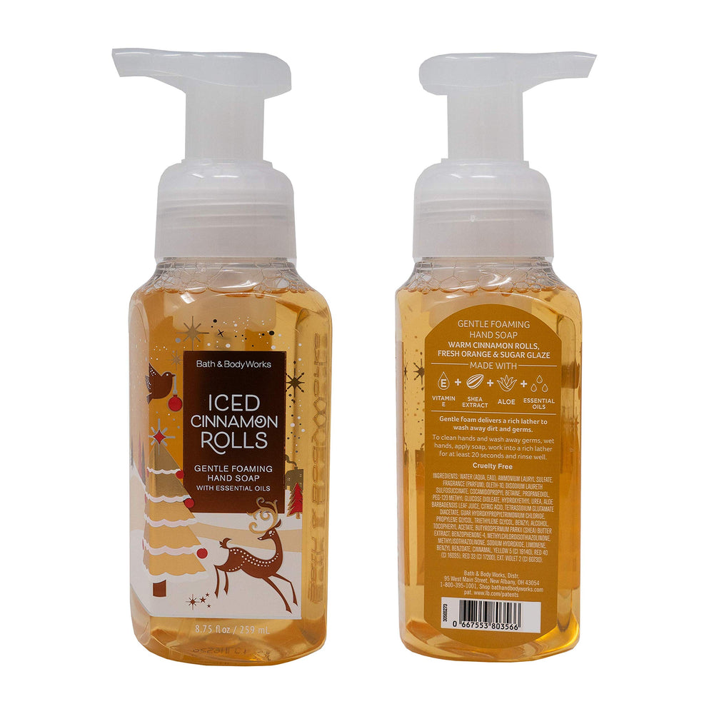 Bath and Body Works Holiday Traditions foaming hand soap with aloe for gentle cleansing