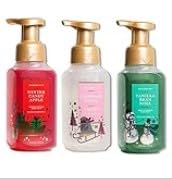 Bath & Body Works Holiday Trio hand soap bottle with Winter Candy Apple scent for daily handwashing