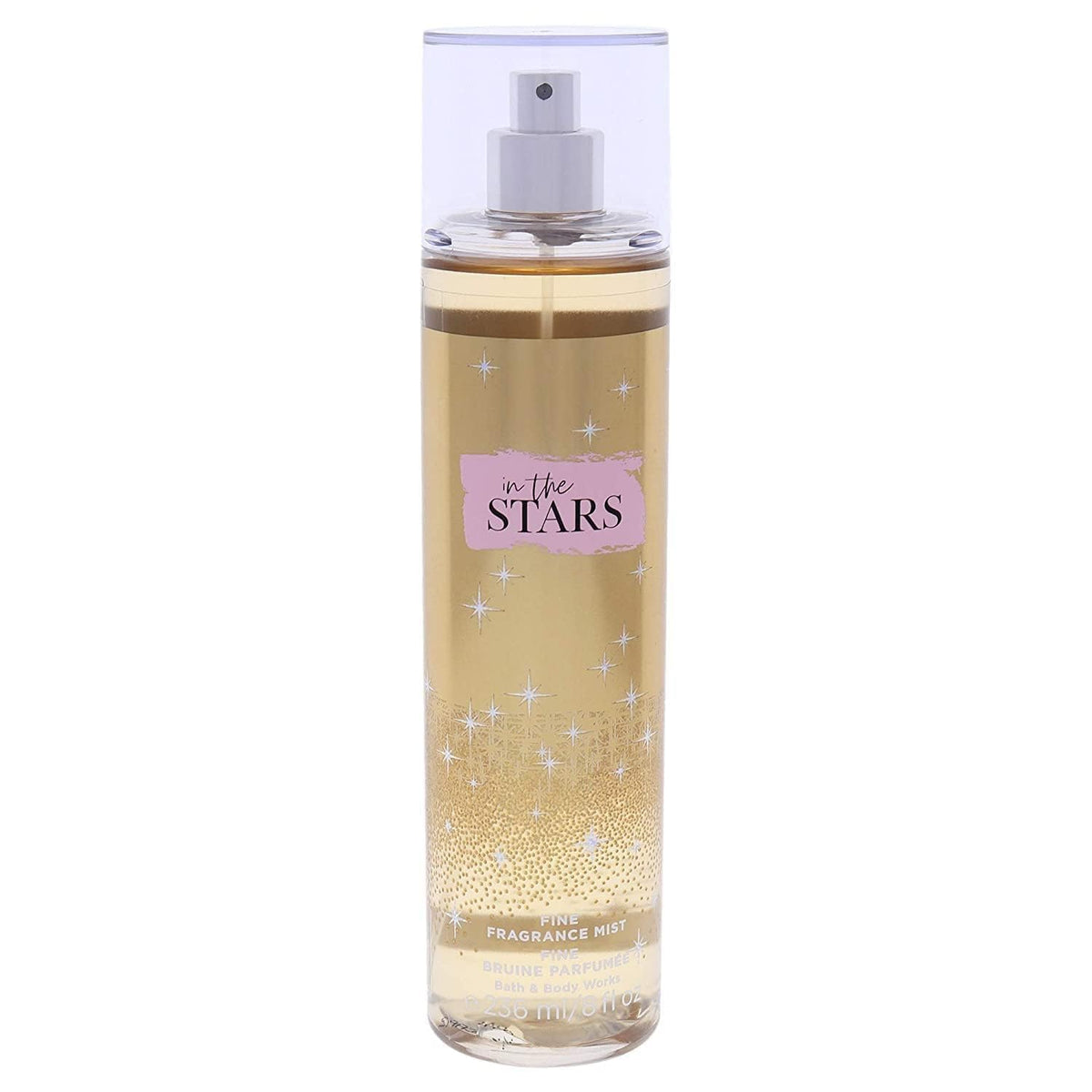 Bath & Body Works In The Stars fragrance mist bottle for daily glow and light scent.