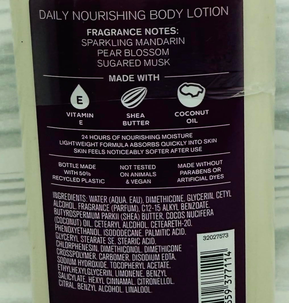 Bath & Body Works Into the Wild lotion texture, smooth hydration.