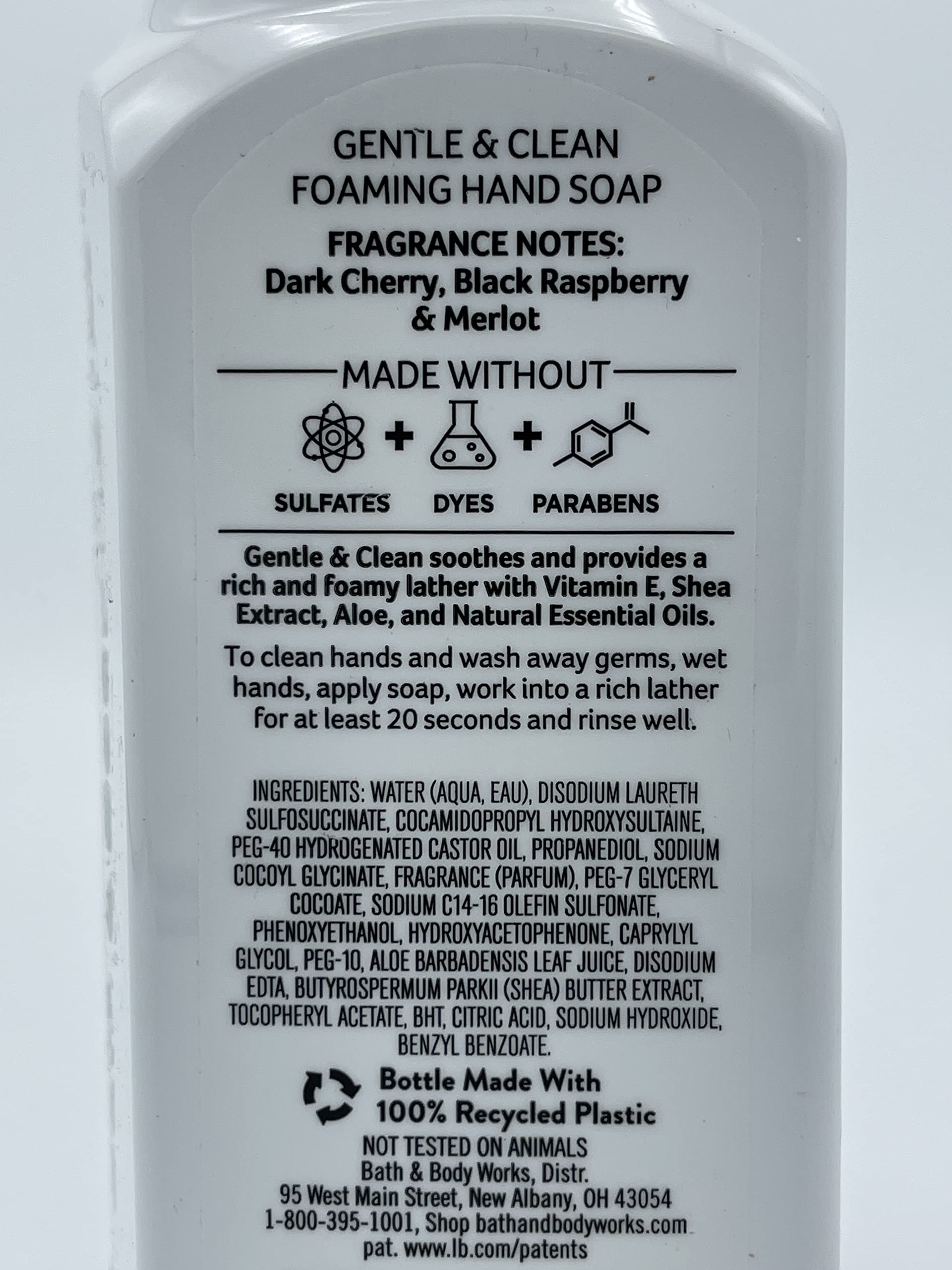 Bath & Body Works Kitchen Favorites Warm Vanilla Sugar foaming hand soap bottle with comforting scent