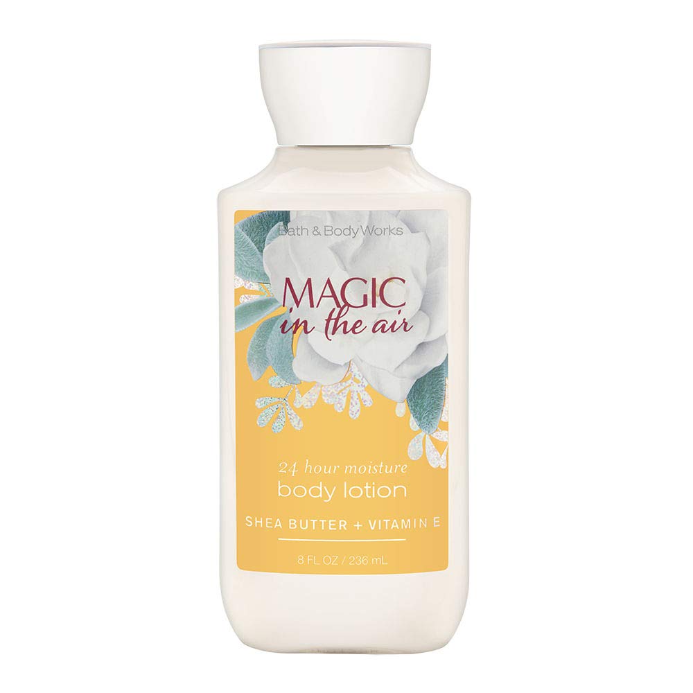 Bath & Body Works Magic In The Air 8oz lotion bottle showing rich moisture
