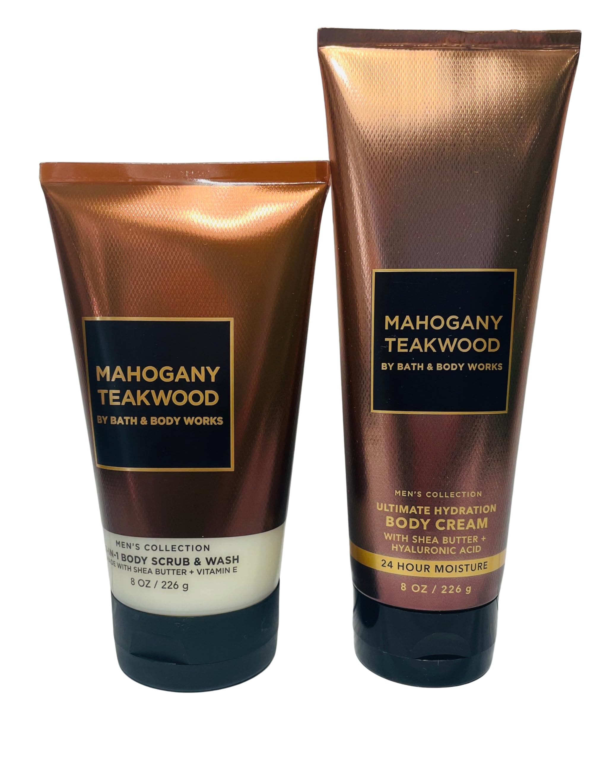 Bath & Body Works Mahogany Teakwood Body Cream bottle offering rich hydration and fragrance