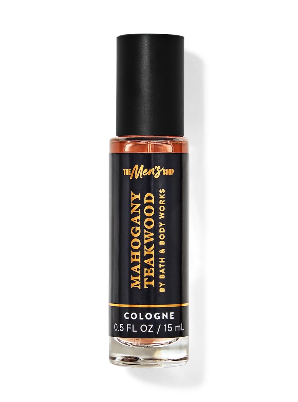 Bath & Body Works Mahogany Teakwood mini cologne 15ml for on-the-go fragrance.
