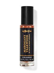 Bath & Body Works Mahogany Teakwood mini cologne 15ml for on-the-go fragrance.