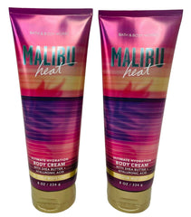 Bath & Body Works Malibu Heat bottle front view highlighting hydration
