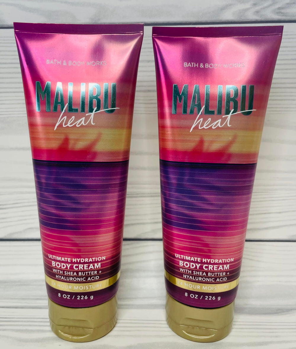 Malibu Heat 2-pack packaging showing value for daily moisturization