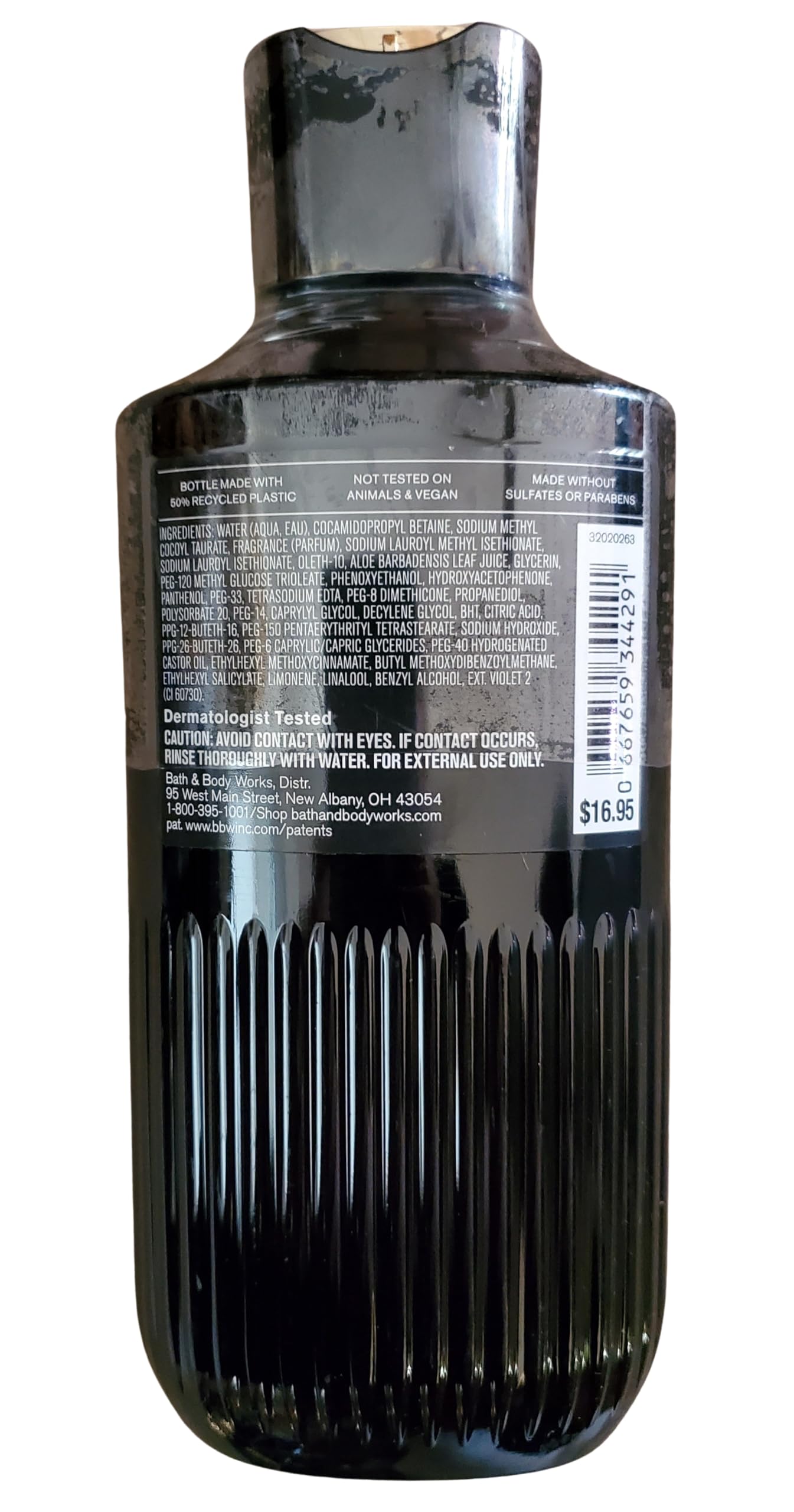 Bath & Body Works Men's Glory 3-in-1 wash creates rich lather for convenient cleansing.