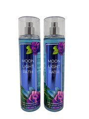 Bath and Body Works Moonlight Path mist bottle pair offers daily, unisex fragrance with a light, layerable scent.