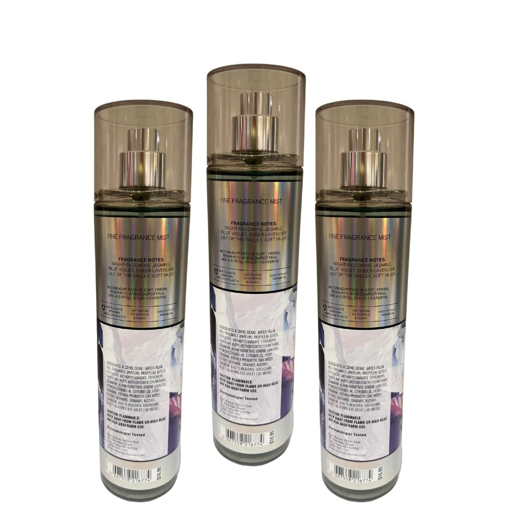 Bath & Body Works Moonlight Path mist sprayer for even, light coverage.
