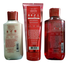 Bath & Body Works Mrs Claus body wash label closeup highlights festive branding and seasonal scent.