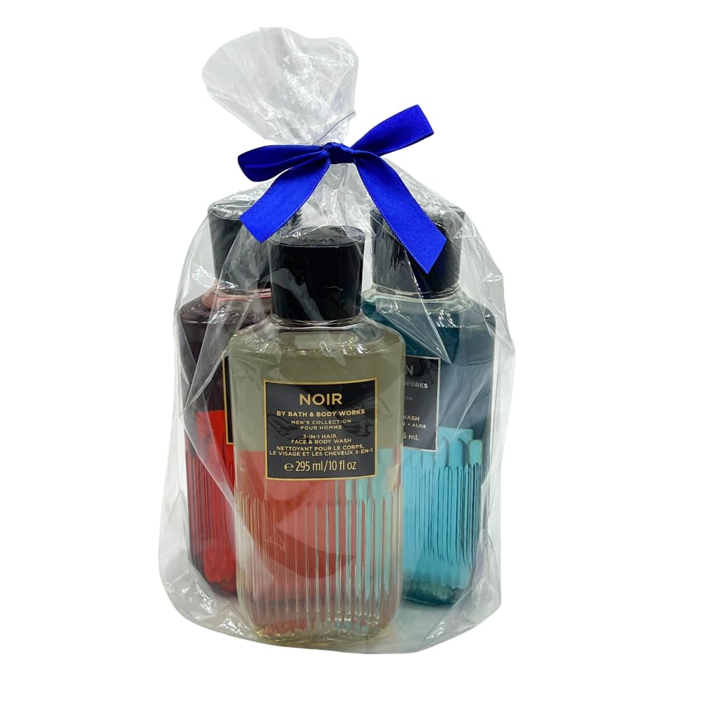 Bath & Body Works Noir 3-in-1 bottle with mystifying aroma for daily cleansing.