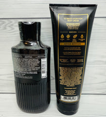 Bath & Body Works Noir bottle artwork varies, adding elegant ambience to your bathroom.