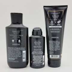 Bath & Body Works Noir deodorizing body spray demonstrates long-lasting freshness.