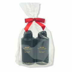 Giftable Noir holiday set with two deodorizing sprays for loved ones.