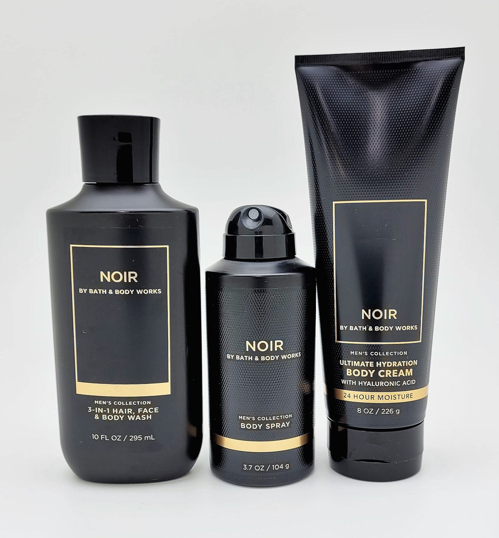 Bath & Body Works Noir hydration cream showcases daily moisture and comfort.