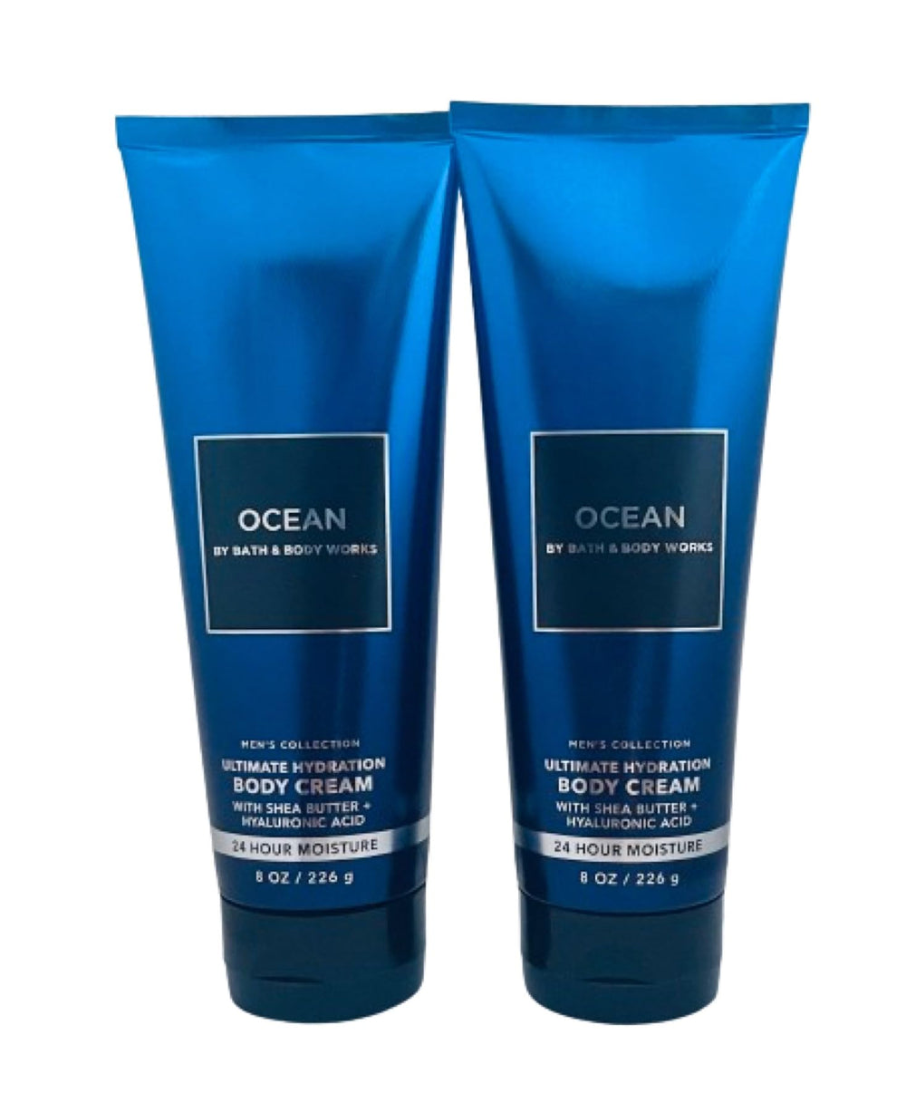 Bath and Body Works Ocean Ultra Shea Body Cream front view, ideal for daily hydration.