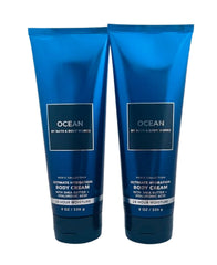 Bath and Body Works Ocean Ultra Shea Body Cream front view, ideal for daily hydration.